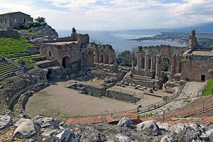 Villes d'art - Théâtre gréco-romain de Taormina